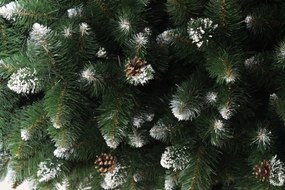 Vianočný stromček Borovica diamantová so striebornými trblietkami 220 cm