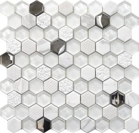 Dekor Hexagono Blanco 30,2x30,5