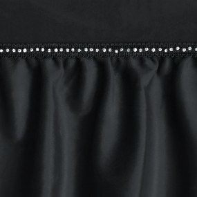 ZATEMŇOVACÍ ZÁVES NA KRÚŽKOCH SAMI 140X250 CM ČIERNA