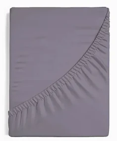 Napínacia plachta na matrac- stredne šedé Jersey 200/220/25