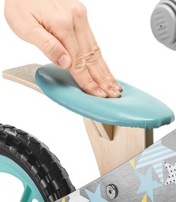 Modré detské odrážadlo so zvončekom