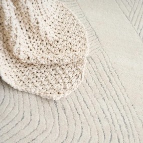 Koberec DKNY PURE PATTERNS ivory / sivý