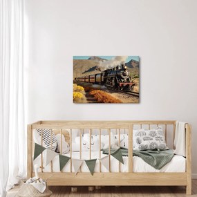 Obraz - Parná lokomotíva (70x50 cm)