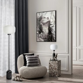 ZÁCLONA NA PÁSKE ASTERA 140X270 CM BIELA