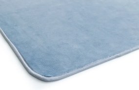 Kúpeľňový koberček Miami Viscose modrý - Výpredaj