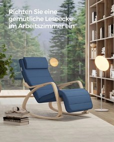 Hojdacie kreslo SONGMICS LYY010Q01 - modré