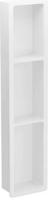 Mexen X-Wall-K, zapustená polica z konglomerátu 93,2 x 20,7 cm, biela, 1900932010