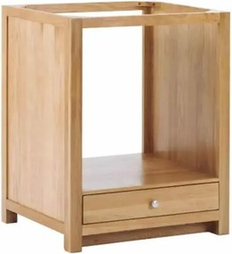 Spodná kuchynská skrinka z masívu na vstavaný sporák, rozmery 70×60×86 cm