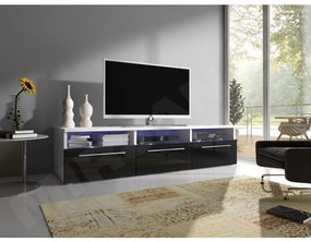 TV skrinka Cleo II, Farby: biela / biely lesk