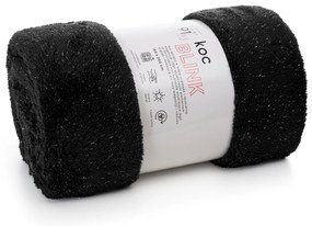 DEKA Z MIKROFLANELU BLINK 150X200 CM ČIERNA