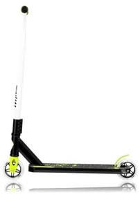 Lionelo - Detská kolobežka WHIZZ čierna/biela/žltá