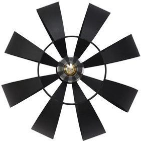 Luster na lanku NEWTON 1xE27/15W/230V čierna