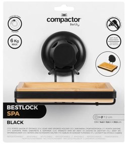 Bambusová samodržiaca nádobka na mydlo Compactor Bestlock SPA