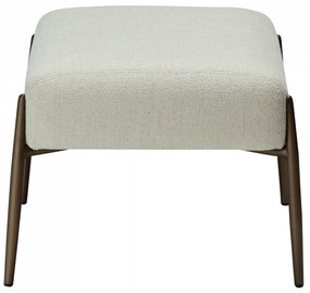 GLAM TABURET pebble earth/black