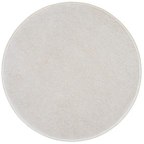 Kusový koberec Laguna krémová kruh, 67x67 (priemer) kruh, biela, obývacia izba, Vopi