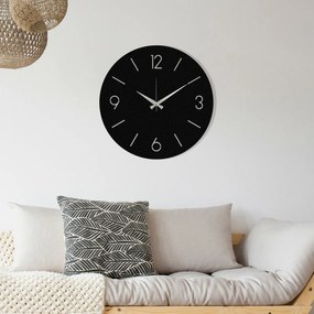 Nástenné hodiny Trevwela, Black, 48 x 48 cm cm