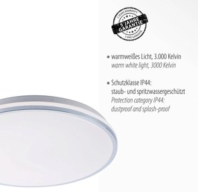 Stropné LED svietidlo Isabell, Ø 49 cm