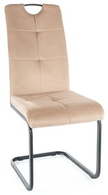 Jedálenská stolička Axo Velvet, béžová