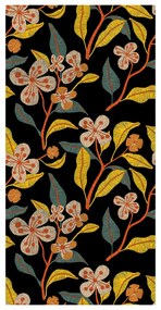 Tapeta - Kvety v čiernom pozadí