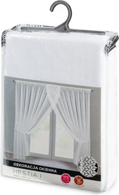 ZÁCLONA NA PÁSKE HESTIA 400X250 CM BIELA