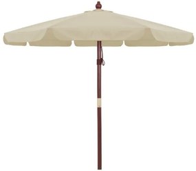 InternetovaZahrada Slnečník drevený - béžový