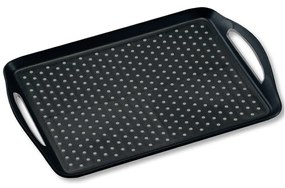 Plastový servírovací podnos KESPER 45,5 cm čierny