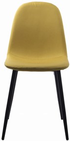 Žltá jedálenská stolička DART