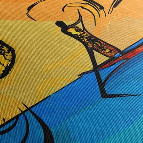 Obraz starovekej maľby (70x50 cm)