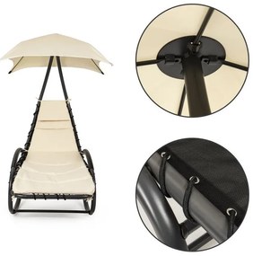 ZÁHRADNÉ HOJDACIE KRESLO MOLLY BÉŽOVÉ