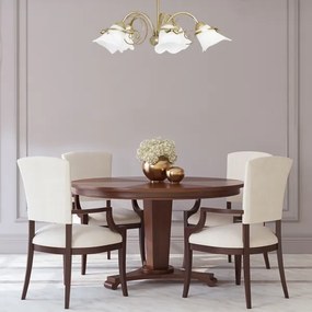 Luster na tyči KOKARDA 5xE14/60W/230V