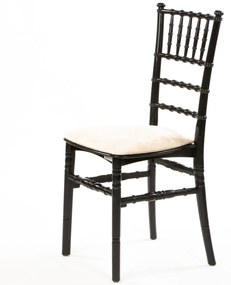 CHIAVARI PLASTIC BLACK PLASTOVÁ SVADOBNÁ STOLIČKA black