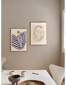 Plagát 30x40 cm Blue Stripe at Concorde – Sofia Lind – The Poster Club