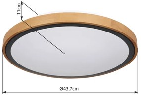 Globo 41764-24 - LED Stropné svietidlo BRUNO LED/24W/230V 437mm 3000/4500/6000K