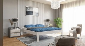 Posteľ Tema Futon 180x200 cm, bielený buk