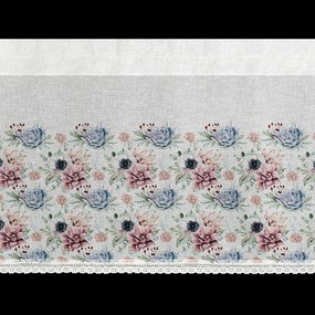 KRÁTKA ZÁCLONA NA PÁSKE DORA 150X60 CM VIACFAREBNÁ