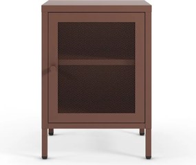 Vínovočervený nočný stolík Fayna – Marckeric