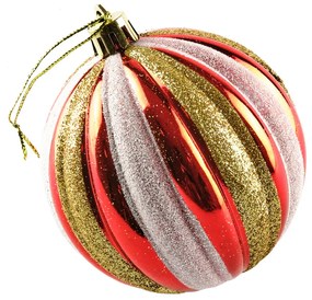 DECOLED Súprava ozdôb, priemer 8 cm, farebné