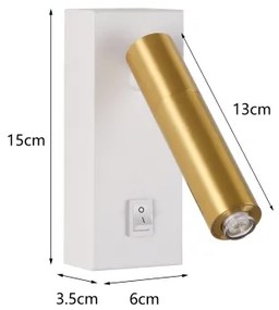 Brilagi - LED Stmievateľné bodové svietidlo MAYA 1xG9/4W/230V biela/zlatá