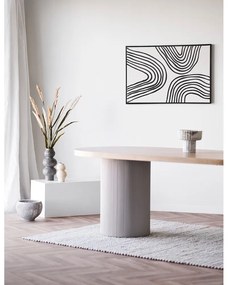 Jedálenský stôl s doskou v dekore jaseňového dreva 100x220 cm Solva – House Nordic