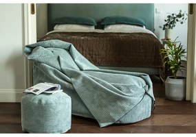 Čierny menčestrový detský sedací vak Cocoon 80 – SLOWDOWN