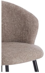 Béžové kovové jedálenské kreslá v súprave 2 ks Radaja – Light &amp; Living