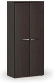 Šatníková skriňa s výsuvom PRIMO WOOD, 800 x 420 x 1781 mm, wenge