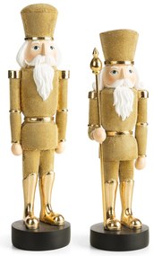 VIANOČNÁ SOŠKA NUTCRACKER 32CM ZLATÁ