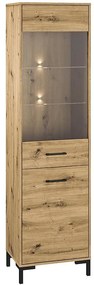 Vitrína Nevio 18 dub artisan