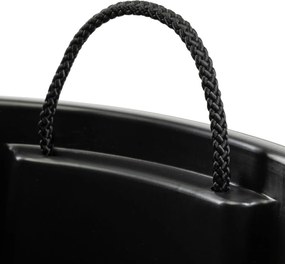 PLASTOVÝ KVETINÁČ LUNA CLASSIC 33X30 CM ANTRACITOVÁ