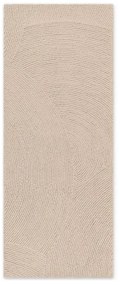 Béžový ručne tkaný vlnený behúň 80x200 cm Eleni Light Beige – Hanse Home