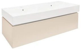 Kúpeľňová skrinka SAT Feel 120x30x46 cm mat SATFEEL120BEU2