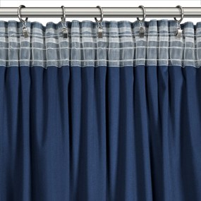 ZATEMŇOVACÍ ZÁVES NA PÁSKE CARLI 140X250 CM TMAVOMODRÁ