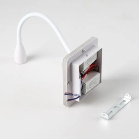 Brilagi - LED Flexibilná nástenná lampa MAYA Double LED/4W/230V + LED/3W biela