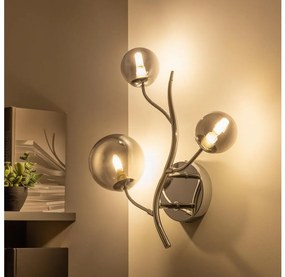 Brilagi - LED nástenné svietidlo MISTEL 3xG9/3W/230V čierny chróm/dymová